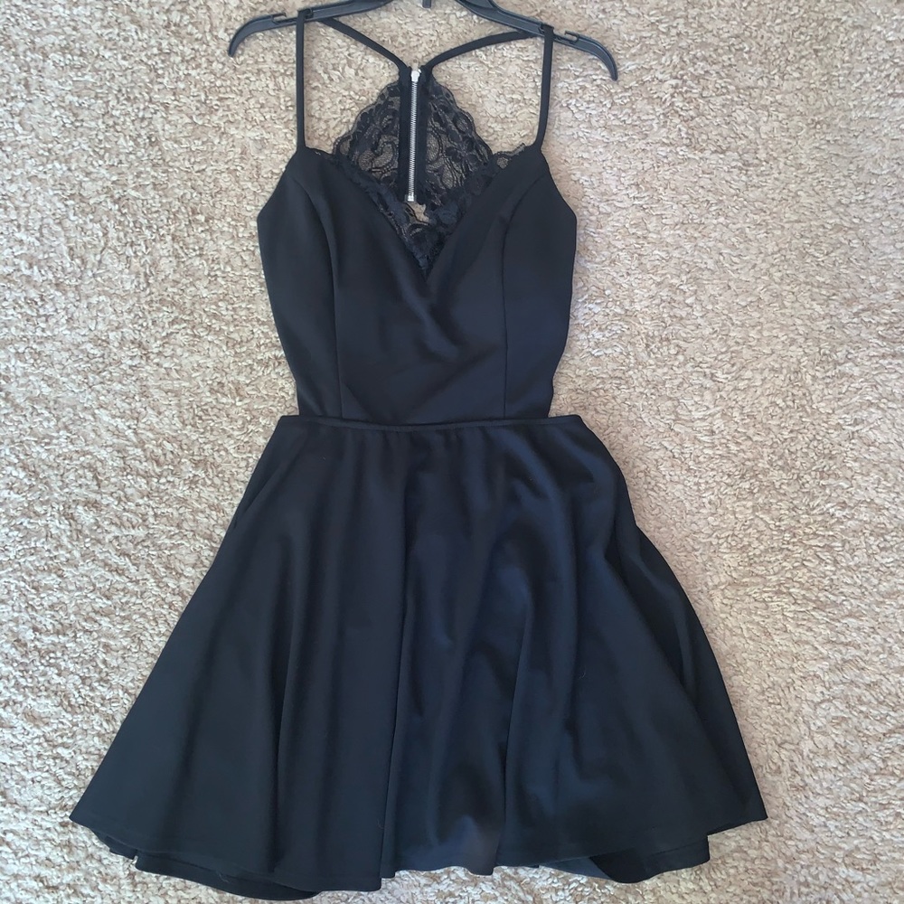NWT Speechless Black Dress w/ Lace (from PromGirl)